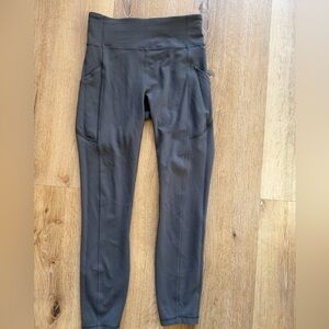 Lululemon Gray High-Waisted Leggings